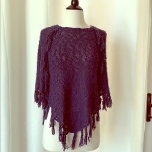 Garnet Hill Sweater Poncho
